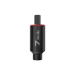 Real Avid Smart-Torq FXD LMTR 7IN/LB, black limiter with red collar in front view