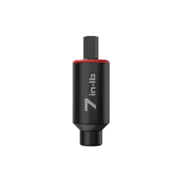 Real Avid Smart-Torq FXD LMTR 7IN/LB, black limiter with red collar in front view