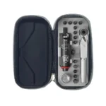 REAL AVID SMART-TORQ ADJ LIMITER/X3, open black zip case with torque tool, handle and assorted bits