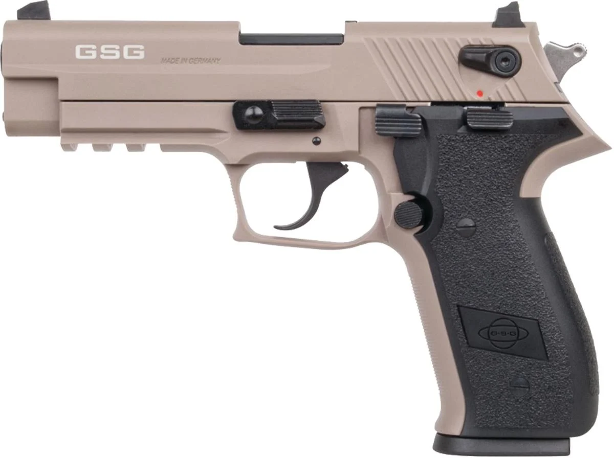 primary-43251 American Tactical Inc-ATI ATI GSG FIREFLY HGA .22LR TAN 4" BL NO THREADS 10RD
