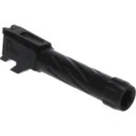 Rival Arms Steel Drop in Barrel for Hellcat V1, black angled view with threaded muzzle
