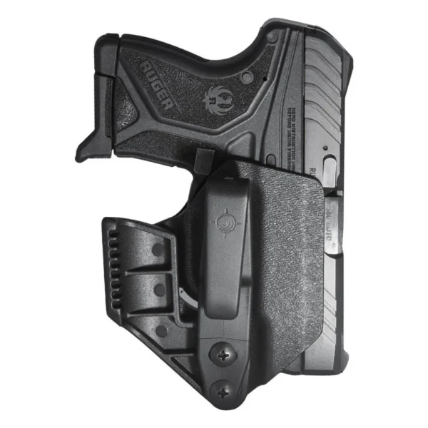 Mission First Tactical MFT Minimalist Appendix IWB Holster for Ruger LCP II, black front view