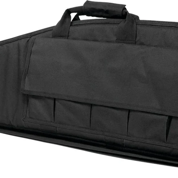 VISM by NcSTAR GUN CASE, black soft-sided case with handles, zipper and exterior pocket
