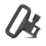 Blue Force Gear Heavy Duty Side Release Swivel 1.25-inch black swivel, angled front view