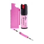Caliber Gourmet CBG S&W PEPPER SPRAY .5 OZ PINK pink holder and canister with black cap