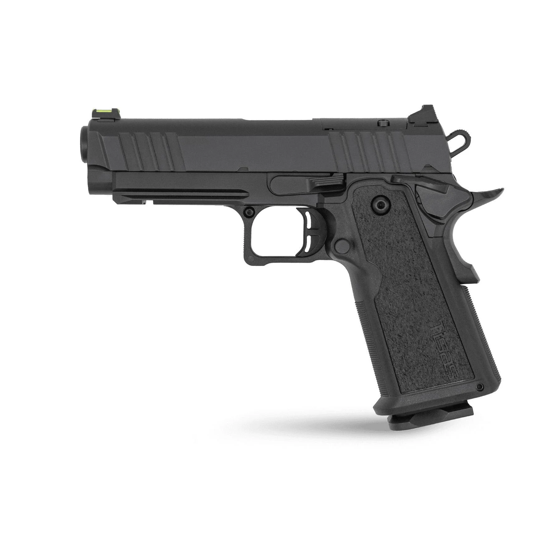 primary-4340 Tisas Arms Corp Tisas 1911 Duty 9 DS Handgun 9mm Luger 18rd Magazines(2) 4.25" Barrel Titanium Firing Pin Black w/Rail