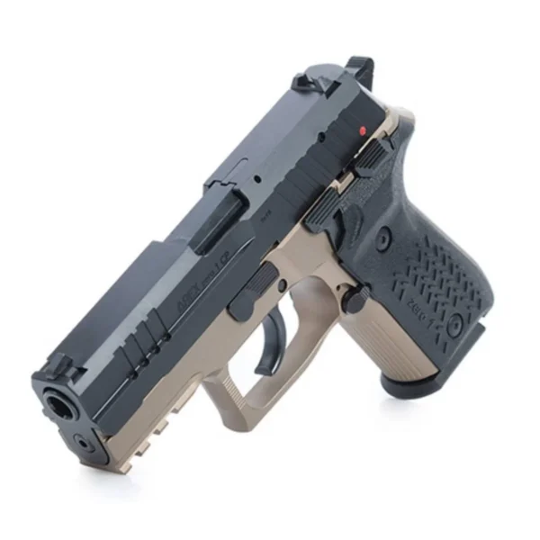 Global Ordnance Arex Zero 1 Compact Handgun 9mm Luger 15rd Magazines(2) 3.85" Barrel FDE