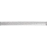 Daniel Defense M4 carbine buffer spring, silver coil shown horizontally