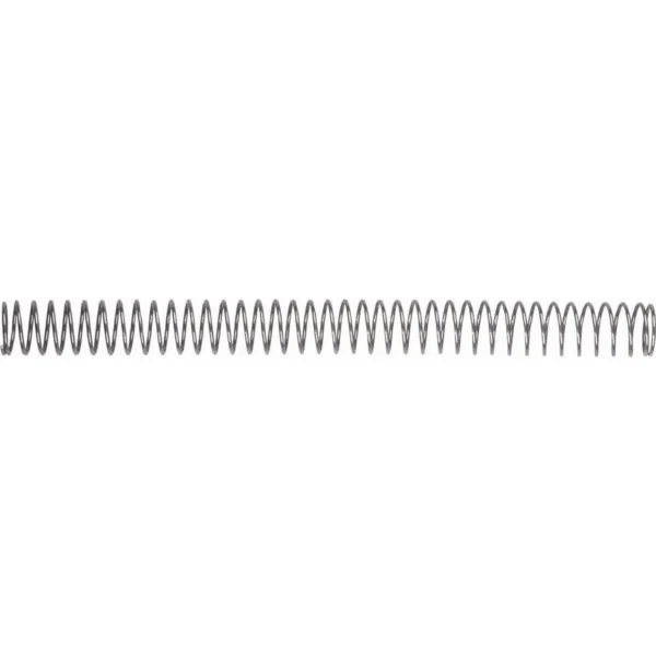Daniel Defense M4 carbine buffer spring, silver coil shown horizontally