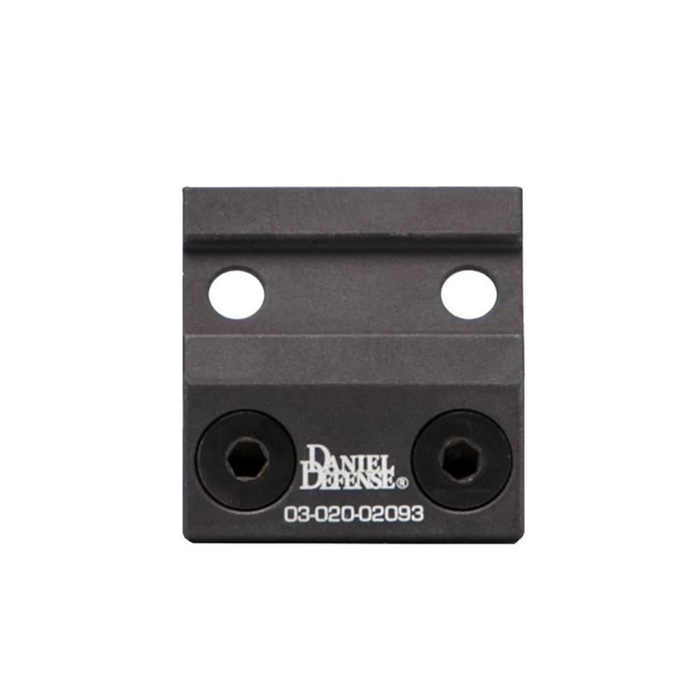 primary-43555 Daniel Defense M-LOK Offset Scout Light Mount, black front view with four mounting holes