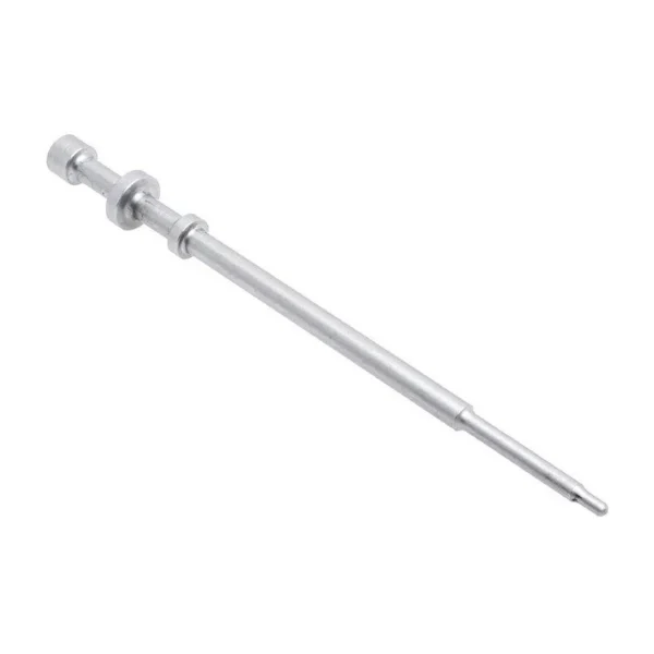 CMMG Firing Pin Mk3, silver angled view with long narrow shaft and stepped head