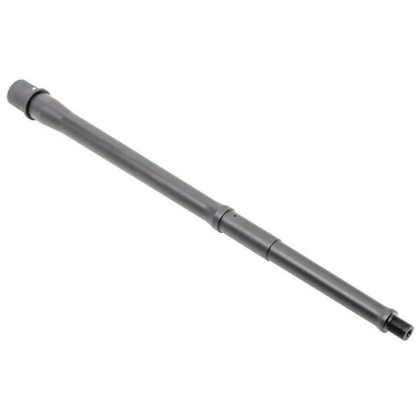 CMMG Barrel Sub-Assm, black barrel shown diagonally with threaded muzzle and barrel extension