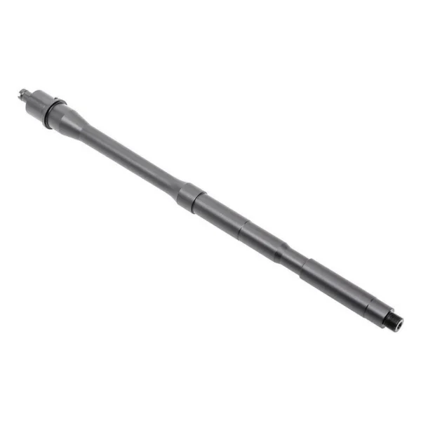 CMMG Barrel Sub-Assm angled view of long black barrel with contoured profile