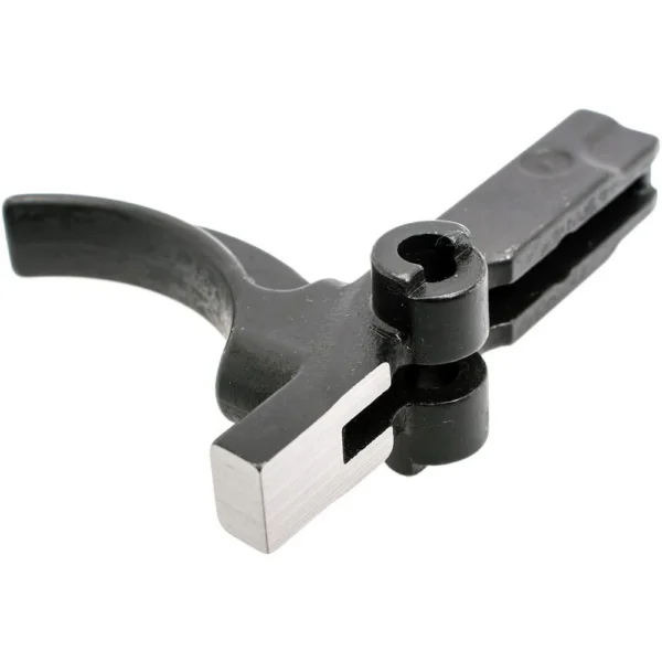 Cmmg Inc. Product black and silver trigger component shown at an angle