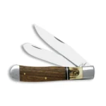 Rock Ridge Outdoors ABKT Roper Trapper Laredo Knife 2 Blades Stag/Wood