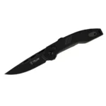Rock Ridge Outdoors Telum Incinerator Tactical Automatic Knife 3-1/2" Drop Point Blade Black
