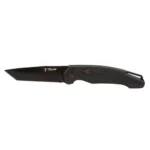 Rock Ridge Outdoors Telum Titan Tactical Automatic Folding Knife 4" Tanto Blade Black