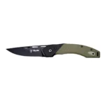 Rock Ridge Outdoors Telum Scorch Tactical Automatic Folding Knife 3-1/2" Drop Point Blade OD Green