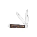 Rock Ridge Outdoors ABKT Cattleman Trapper Cowhand Knife 2 Blades Brown