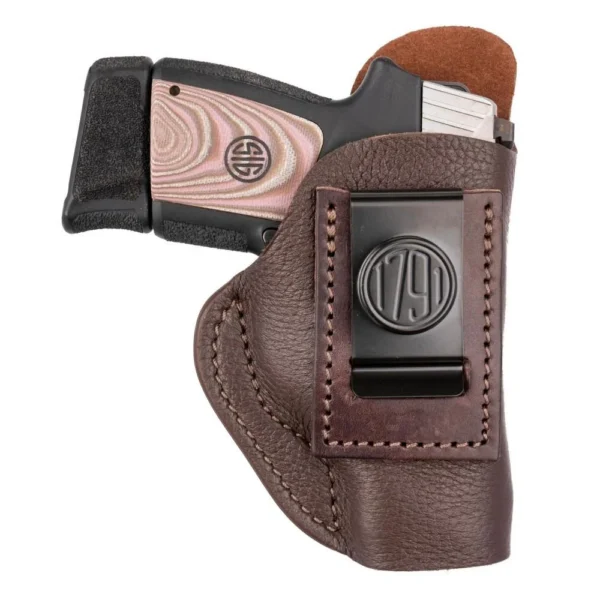 2nd Amendment 1791 LLC 1791 Fair Chase Deer Skin IWB Holster Size 1 Brown LH