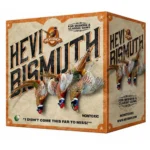 Environ Metal Inc HEVI-Shot HEVI-Bismuth Upland Shotshells, tan box with flying bird artwork
