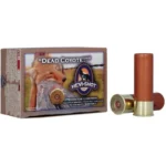Environ Metal Inc HEVI-Shot Dead Coyote! box with two red shotgun shells, one upright
