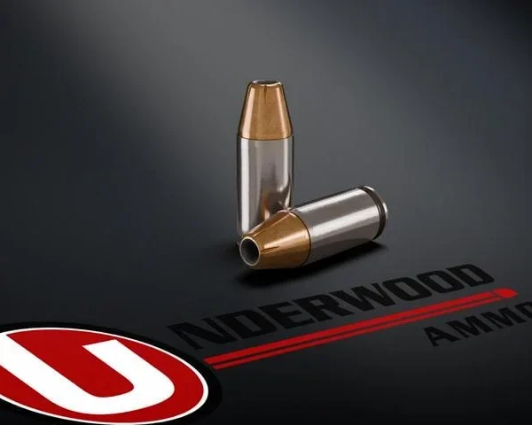 Underwood Ammo Underwood Hunting & Self Defense Handgun Ammunition 9mm Luger(+P+) 124gr JHP 1125 fps 20/ct