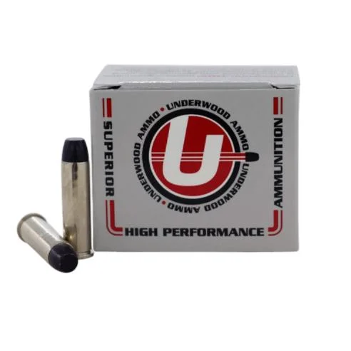 Underwood Ammo Lead Flat Nose Gas Check Handgun Ammunition 357 Mag 180gr LFN 1400 fps 20/ct