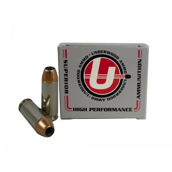 Underwood Ammo Underwood Hunting & Self Defense Handgun Ammunition 9mm Luger(+P) 147gr JHP 1125 fps 20/ct