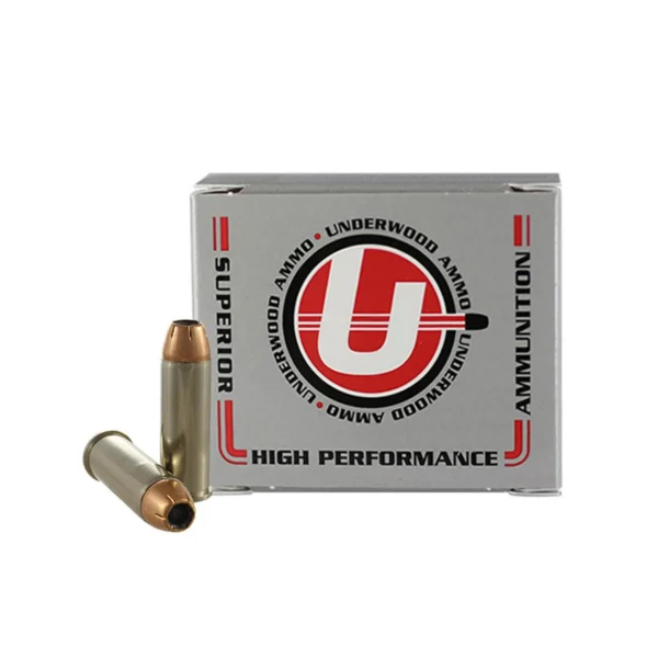 Underwood Ammo Underwood Hunting & Self Defense Handgun Ammunition .44 Rem Mag 240gr JHP 1500 fps 20/ct