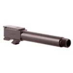 SilencerCo Threaded Barrel for Glock 43, black side view with threaded muzzle