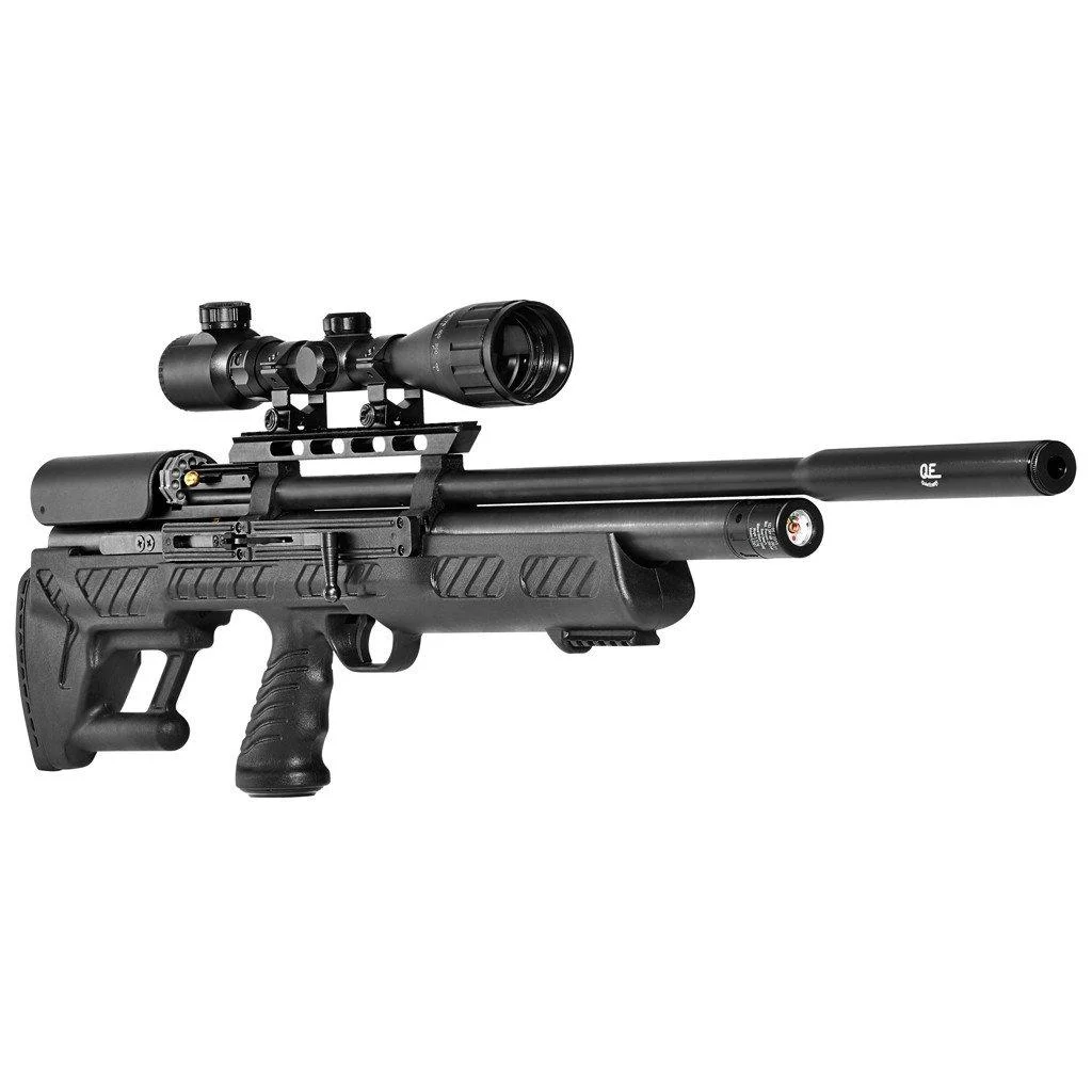 primary-43862 Hatsan USA / Escort Shotguns Hatsan BullBoss .177 Caliber Airgun 1350fps Black Bullpup Stock