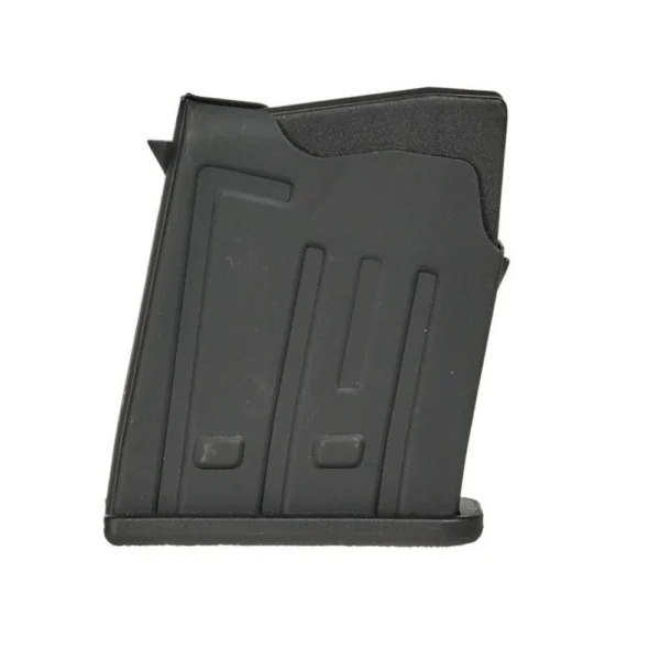 Escort VTS SDX/BTS/DF shotgun magazine, black angled side view with molded panel details