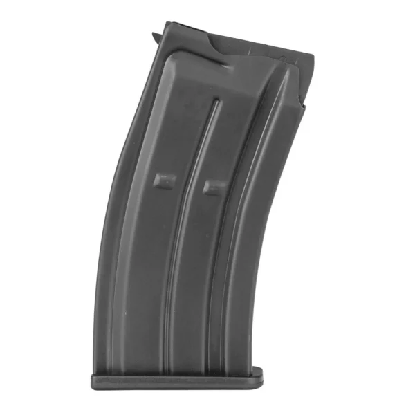 Escort VTS Shotgun Magazine, curved black magazine shown from the front and side