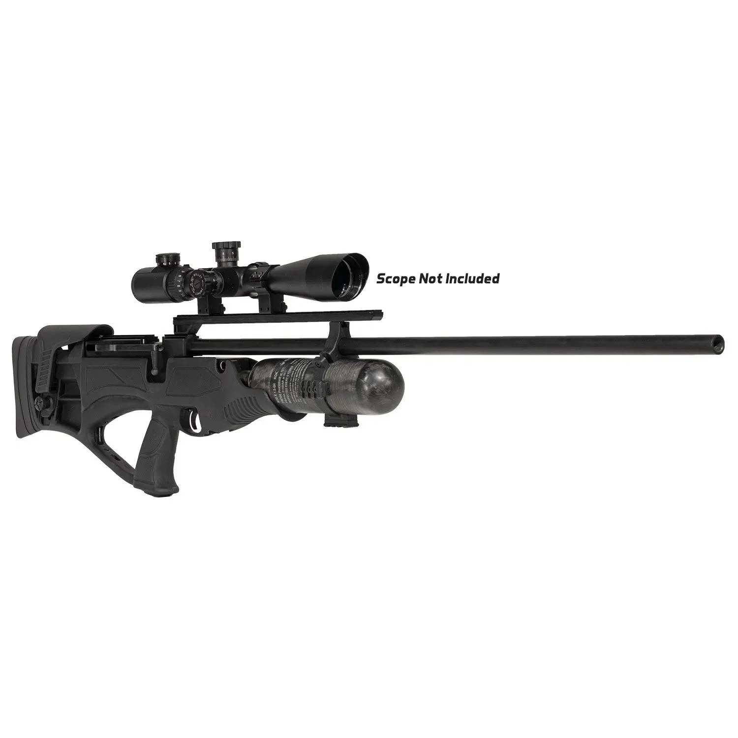 primary-43900 Hatsan PileDriver Air Rifle - .45 Adv Polymer Bullpup wtith Fill Probe 900 fps, black right-side view