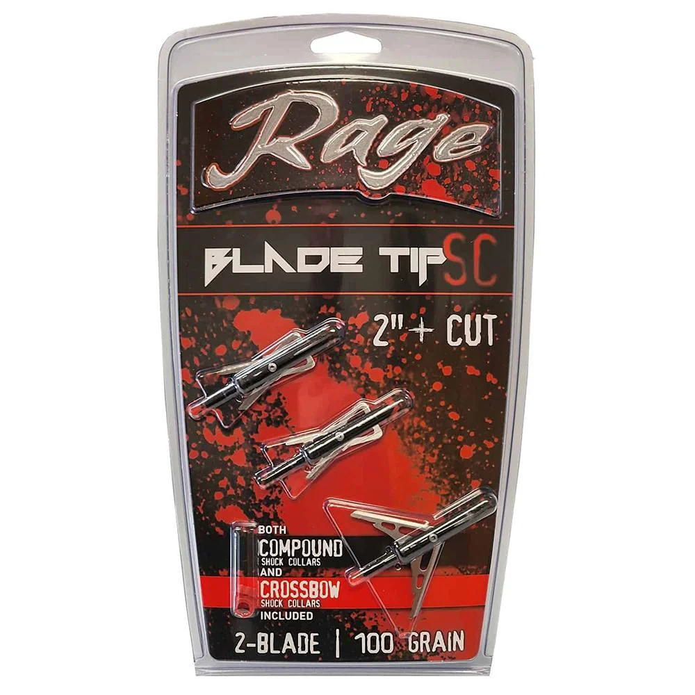 primary-43975 Feradyne Outdoors Rage Black Series Broadheads 2" 100 gr 3/ct