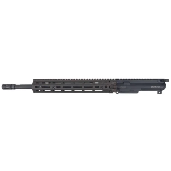 Daniel Defense DD4 RIII Complete Upper Receiver dark right-side view with long ventilated handguard