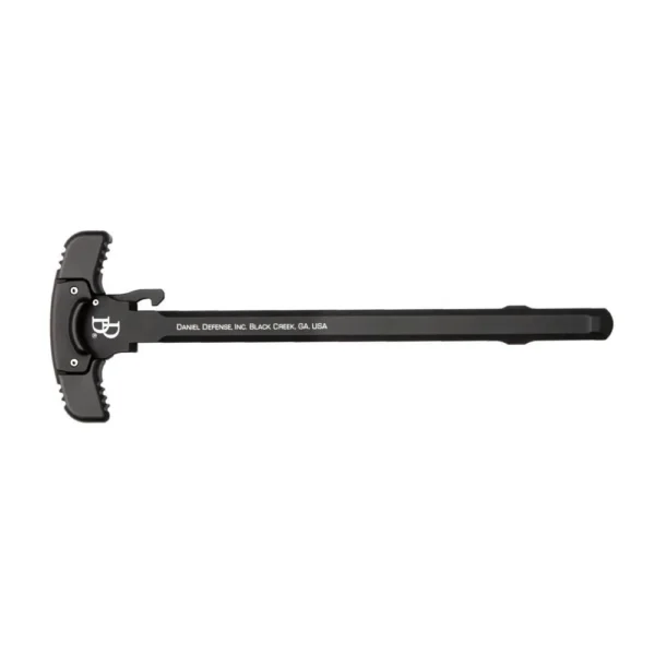 Daniel Defense Grip-N-Rip AR-10 Charging Handle in black, top view with ambidextrous latches