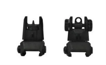 American Tactical Inc-ATI ATI Tactical Flip Up Front & Rear Back Up Sight - Polymer