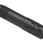 Kick's Gobblin Thunder Turkey Choke Tube in black, angled side view with ported end