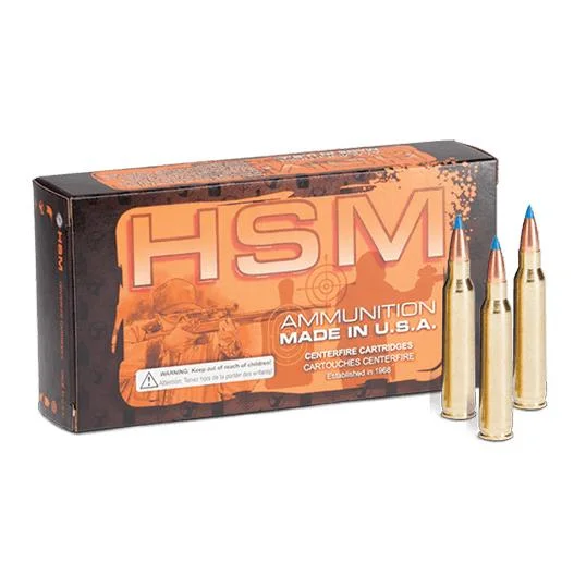 Hunting Shack DBA HSM Munitions HSM Varmint BlitzKing Rifle Ammunition .220 Swift 50gr PT 3551 fps 20/ct