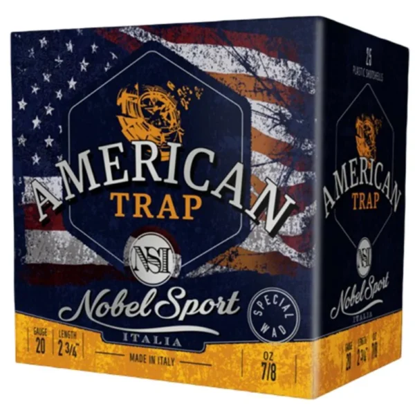 Eurosports LLC Noble Sport Target Trap Shotshells 20 ga 2-3/4" 7/8 oz 1210 fps #8 25/ct