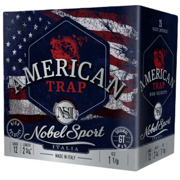 Eurosports LLC Noble NSI Target Nobel Speed Shotshell 12 ga 2-3/4" 1-1/8 oz 1300 fps #7.5 25/ct
