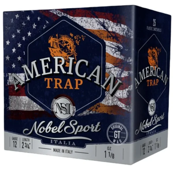 Eurosports LLC Noble Sport Target Trap Shotshells 12 ga 2-3/4" 1-1/8 oz 1200 fps #7.5 25/ct