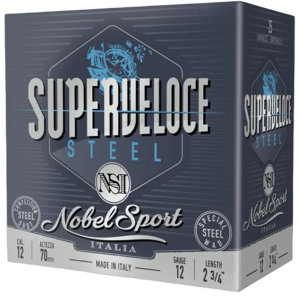 Eurosports LLC Nobel Target Steel Shotshells 12 ga 2-3/4" 1oz 1378 fps #7 25/ct