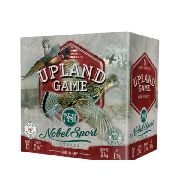 Eurosports LLC Nobel Sport Upland Game Shotshells 12 ga 2-3/4" 1-1/4 oz 1330 fps #7.5 25/ct