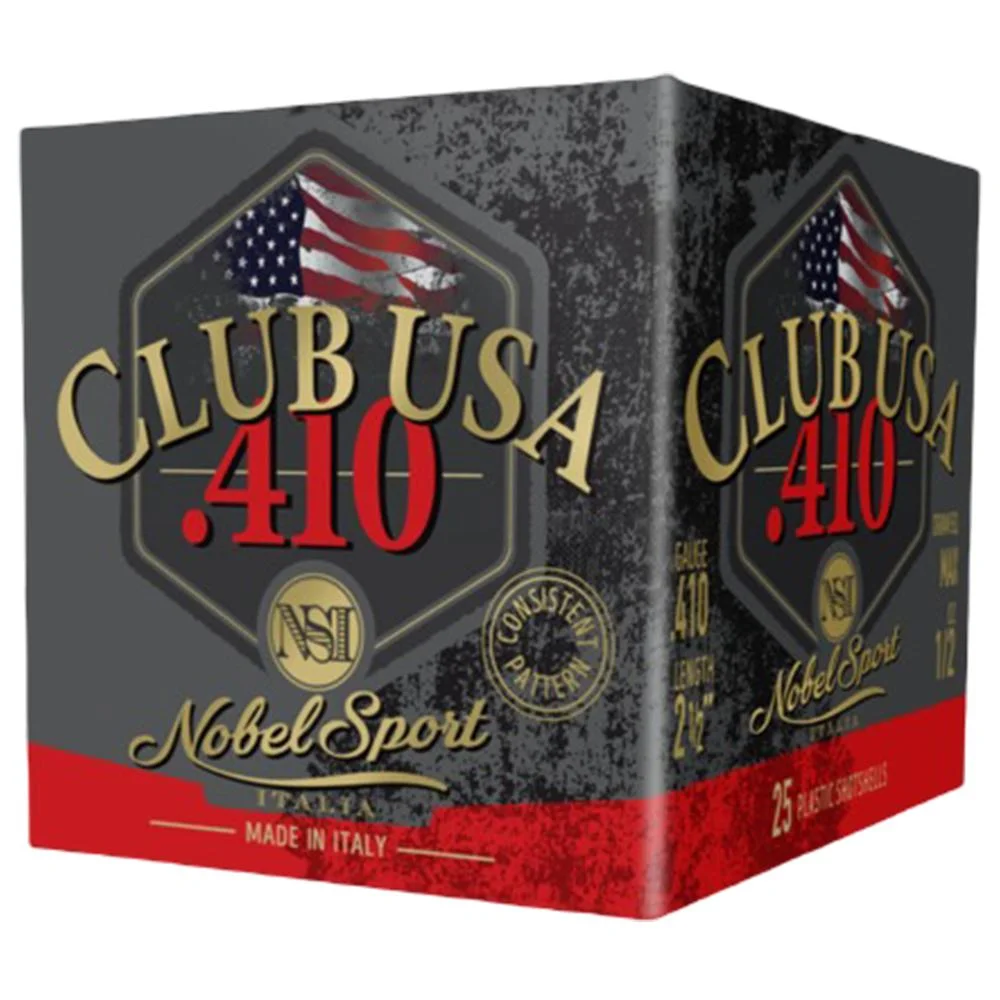 primary-44144 Eurosports LLC Noble NSI .410 Shotshell .410 ga 2-1/2" 1/2 oz. 1240 fps #8 25/ct