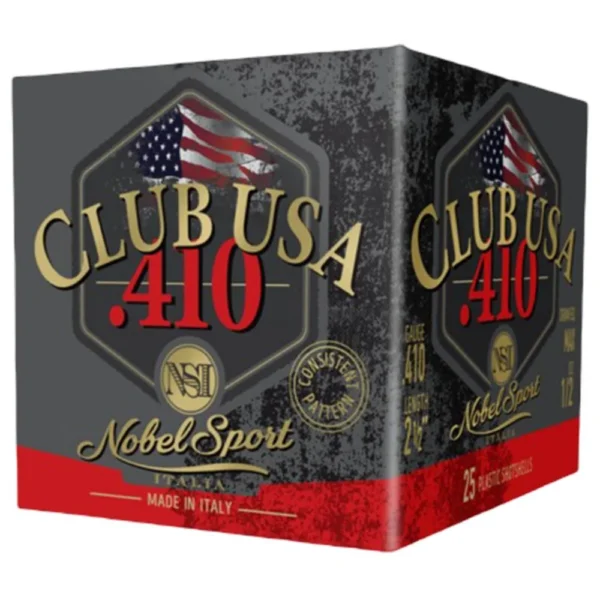 Eurosports LLC Nobel Sport Shotshells .410 ga 2-1/2" 1/2oz 1240 fps #6 25/ct