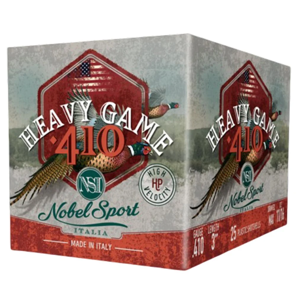 primary-44150 Eurosports LLC Nobel Sport 410 M Shotshells .410 ga 3" 11/16 oz 1145 fps #6 25/ct