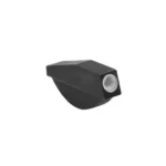 Meprolight Tru-Dot black handgun front sight, angled view with circular green insert